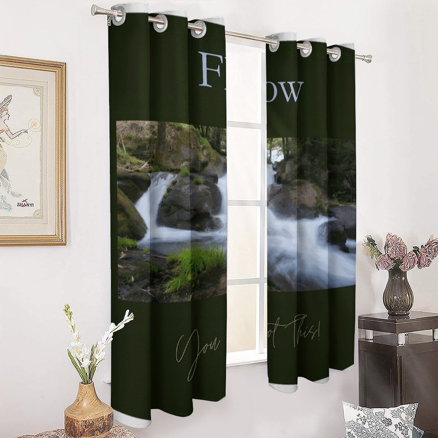 Grommet Curtain-52"x72"/ 132x183cm