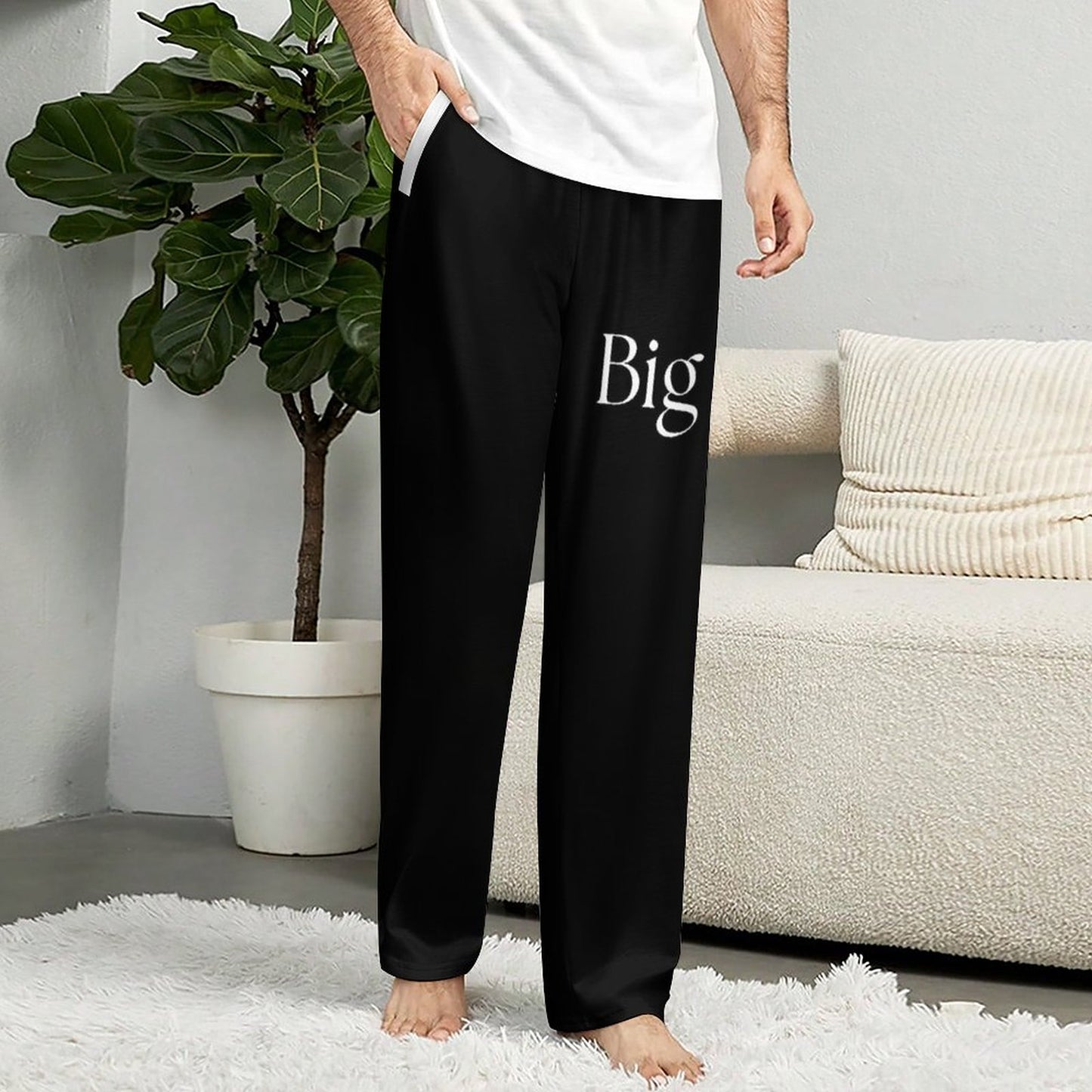 Men's Home Pajamas Pants EEP (All-Over Printing)