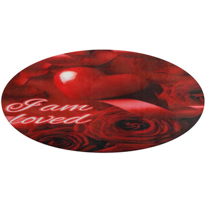 Round Coral Velvet Warm Floor Mat