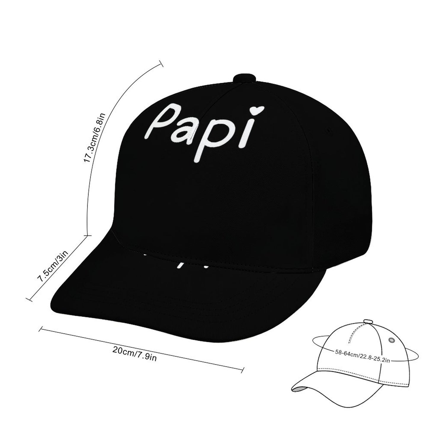 Bent Fitted Cap (All-Over Printing)
