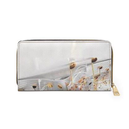 MUSICIAN In Gold Zipper Wallet