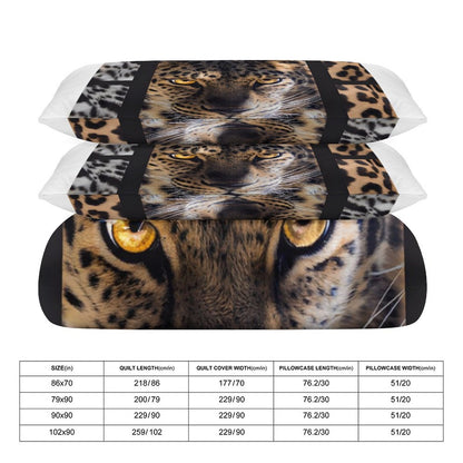 3-Piece Bedding Set-86"×70"/ 218×177cm (Dual-sidede Printing)