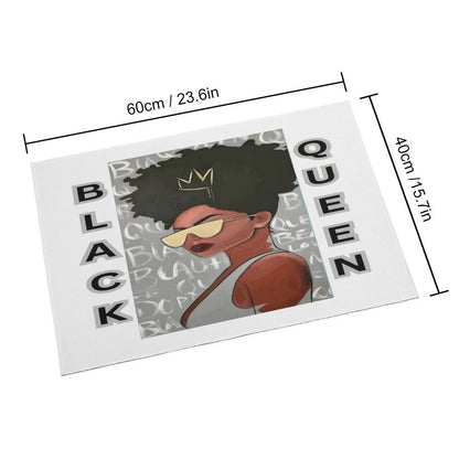 Crystal Velvet Bedroom Floor Mat