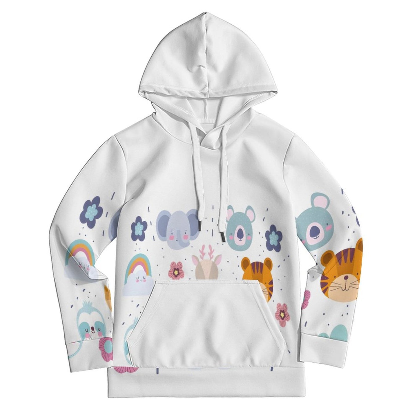 160gsm Children's Lightweight Pullover Hoodie A38H (All-Over Printing)