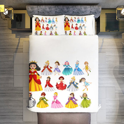 3-Piece Bedding Set-86"×70"/ 218×177cm (Dual-sidede Printing)