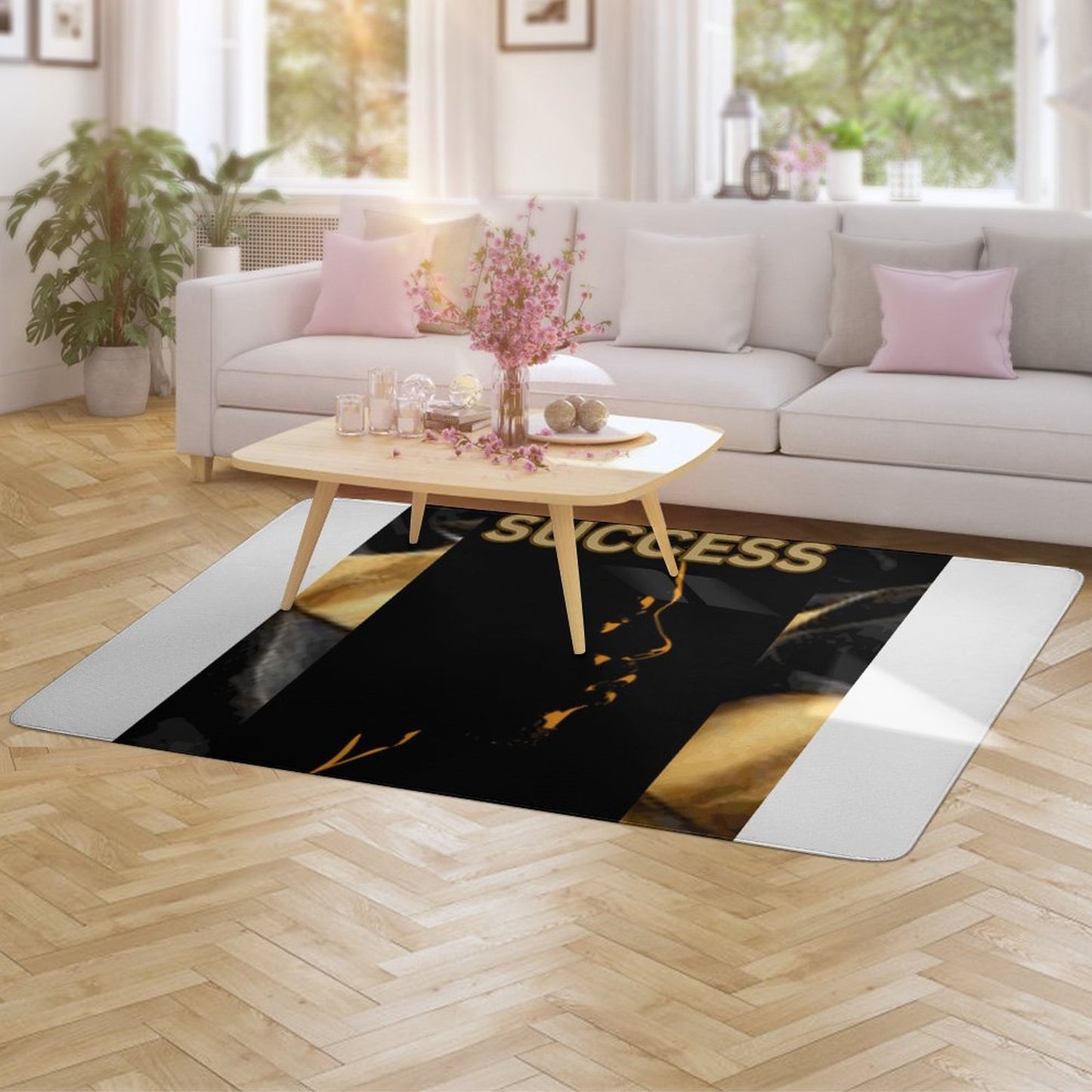 Coral Velvet Floor Mat for Home-60"x40"