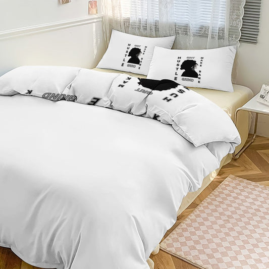 3-Piece Bedding Set-90"x90"/ 229x229cm (Dual-sided Printing)