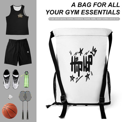 Waffle Cloth Drawstring Bag