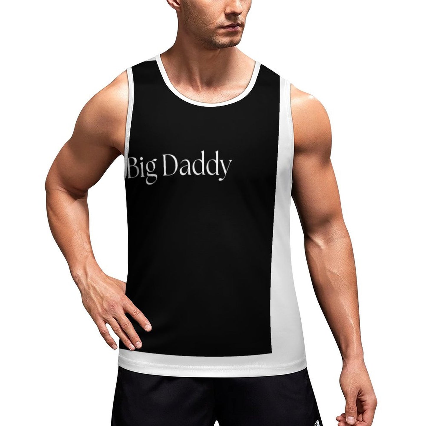 Men's Printed Vest BK (All-Over Printing)