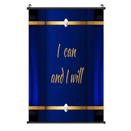 Canvas Hanging Poster with Scrolls-16"x24"/ 40x60cm