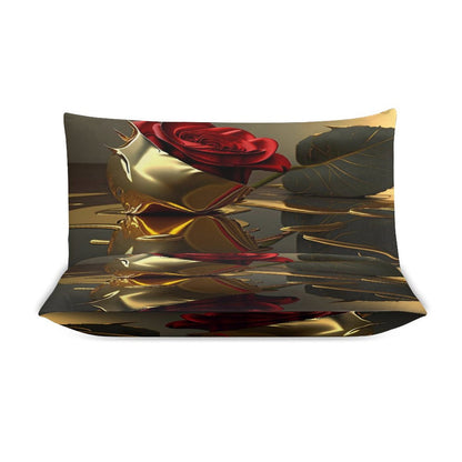 3-Piece Bedding Set-86"×70"/ 218×177cm (Dual-sideded Printing)