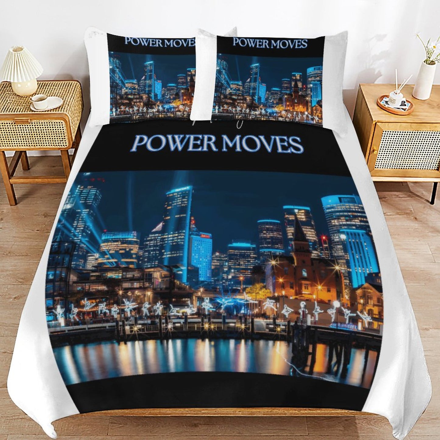 3-Piece Bedding Set-90"x90"/ 229x229cm (Dual-sided Printing)