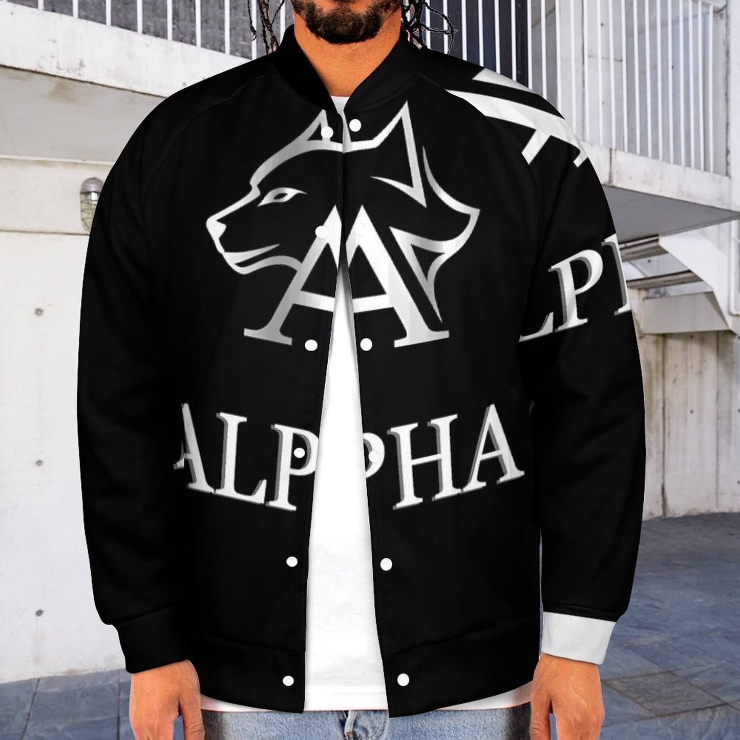 Men's Baseball Jacket (All-Over Printing)