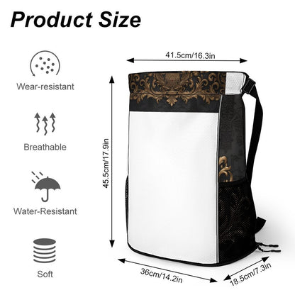 Waffle Cloth Sprots Drawstring Bag (Multi-Sites)