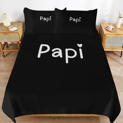 3-Piece Bedding Set-90"x90"/ 229x229cm (Dual-sided Printing)