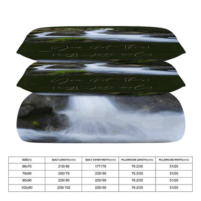 3-Piece Bedding Set-102"x90"/ 259x229cm (Dual-sided Printing)