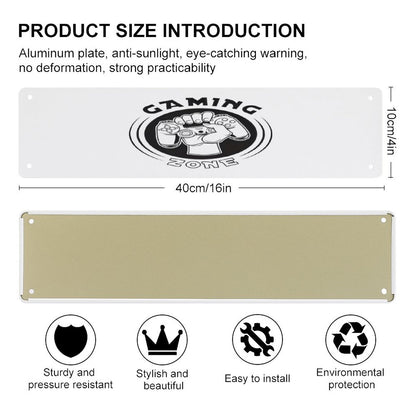 Slim Metal Tin Sign