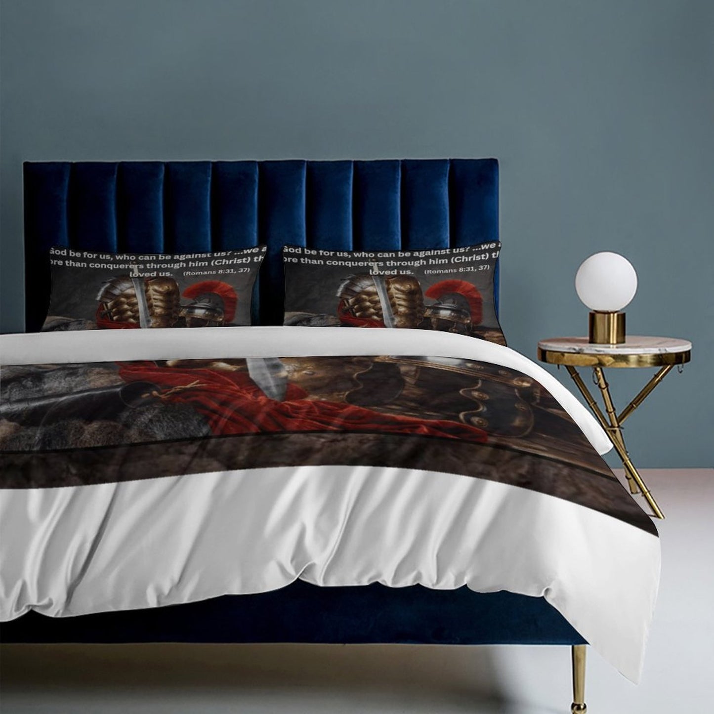 3-Piece Bedding Set-86"×70"/ 218×177cm (Dual-sideded Printing)
