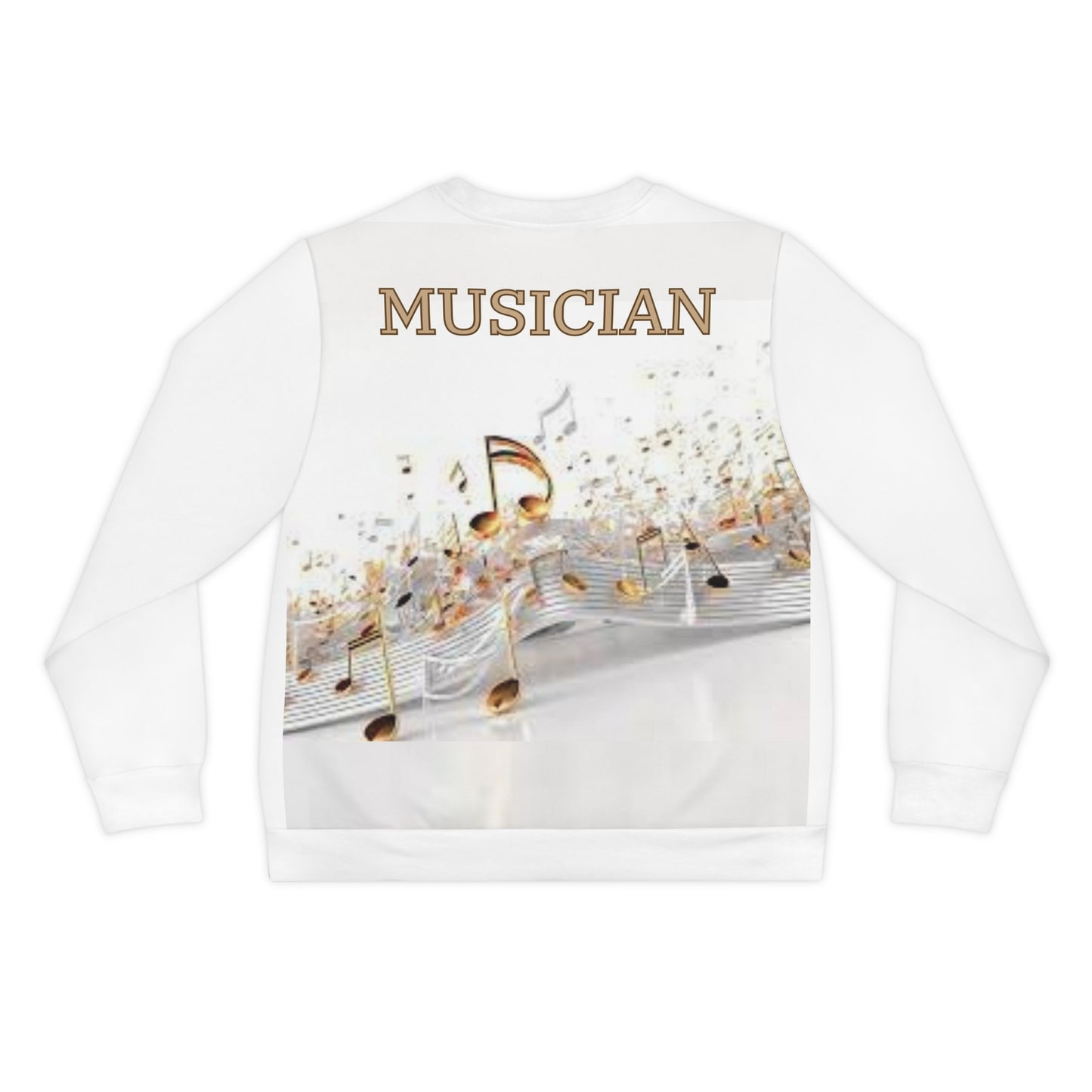 MUSICIAN In Gold Unisex Lightweight Sweatshirt