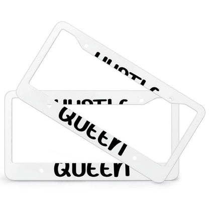License Plate Frames with 4 Round Holes (1 Pair)