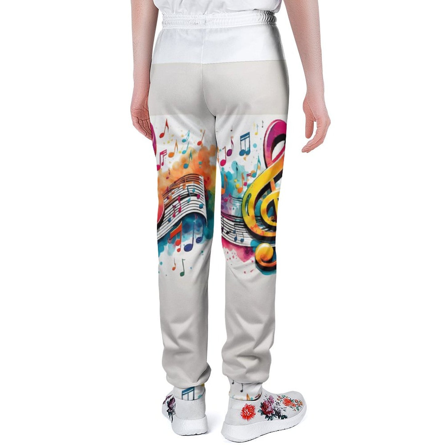 MUSIC GRAFFITI Unisex Sweatpants-SMALL-5XL