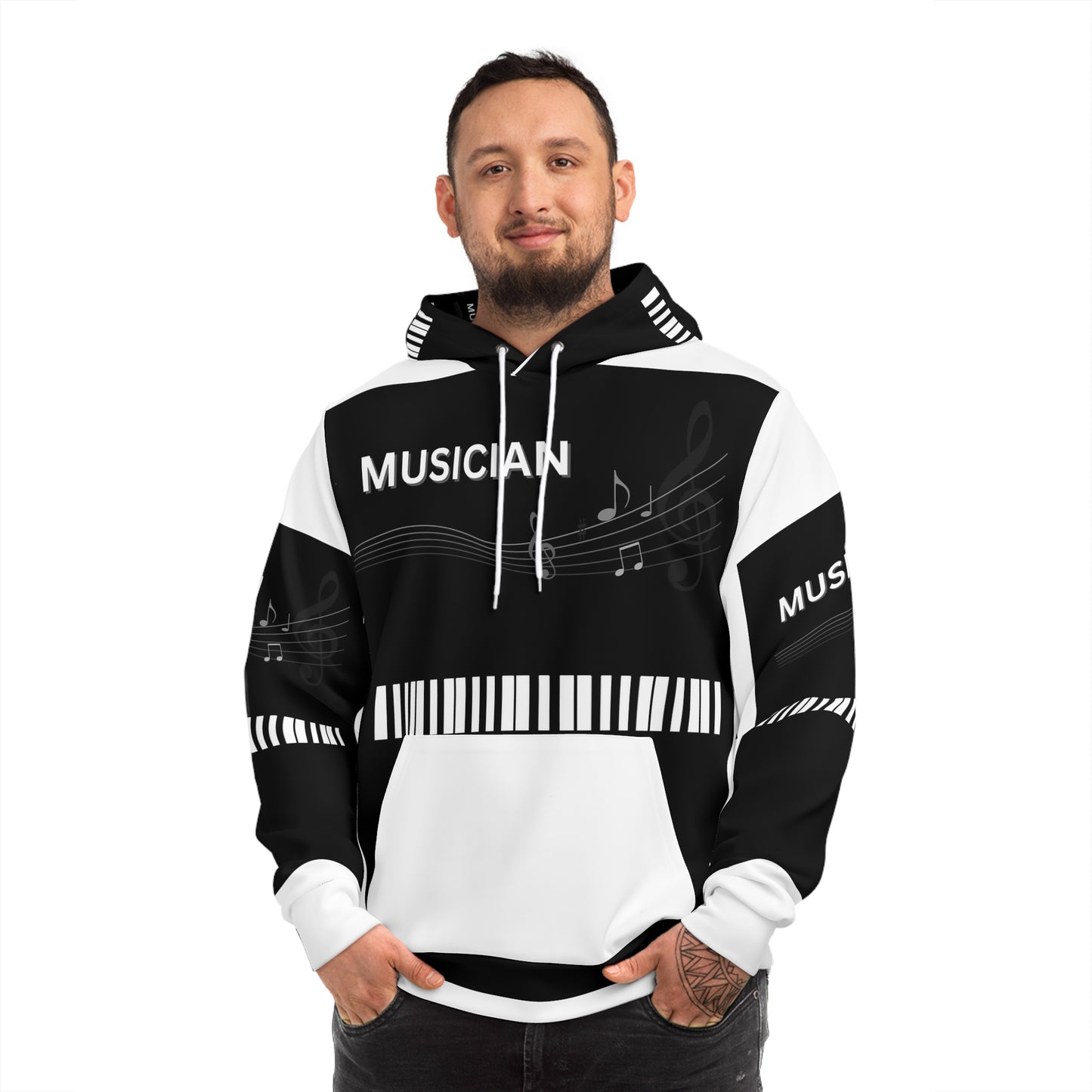 MUSICIAN'S PIANO 2-Tone Unisex Fashion Hoodie