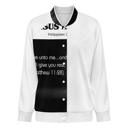 180gsm Women's Baseball Jacket(All-Over Printing)