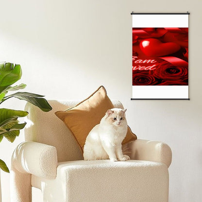 Canvas Hanging Poster with Scrolls-16"x24"/ 40x60cm