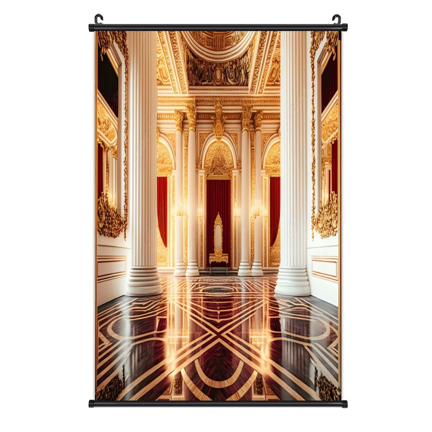 Canvas Hanging Poster with Scrolls-16"x24"/ 40x60cm