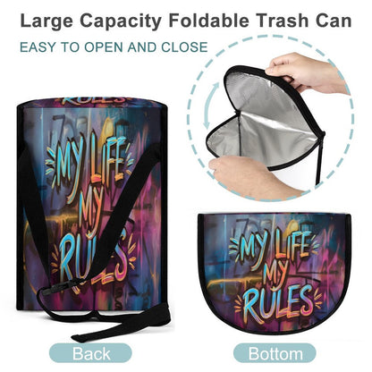 Collapsible Car Trash Bin