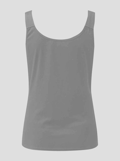 Full Size Lace Detail Sweetheart Neck Tank (white/royal blue/black/burgundy/dark gray)-S-3XL
