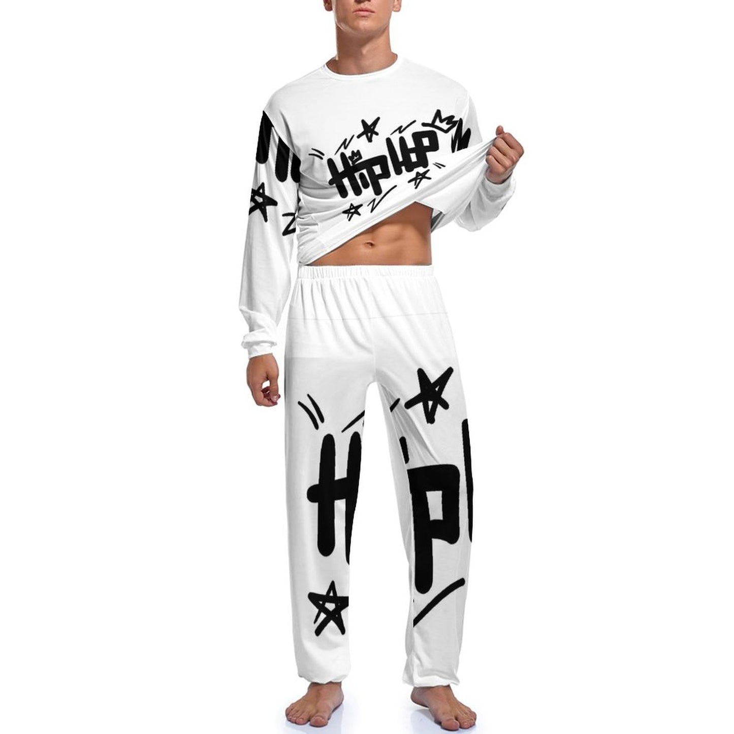 180gsm Men's Loungewear Set JJ1201 (All-Over Printing)