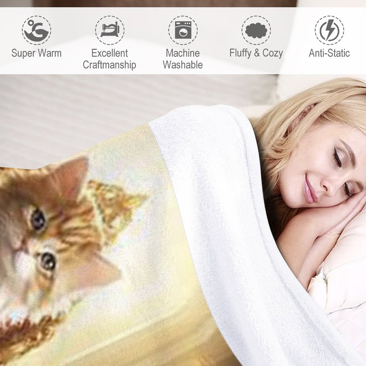 280gsm Flannel Blanket-50"x60" (Dual-sided Printing)