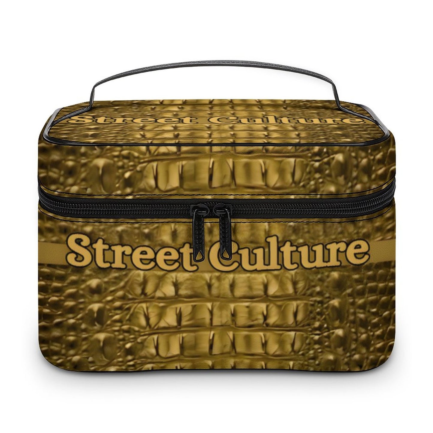 STREET CULTURE Alligator Leather Cosmetic Storage Bag