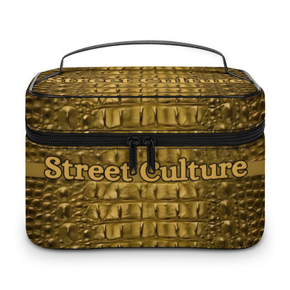 STREET CULTURE Alligator Leather Cosmetic Storage Bag