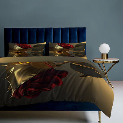 3-Piece Bedding Set-86"×70"/ 218×177cm (Dual-sideded Printing)