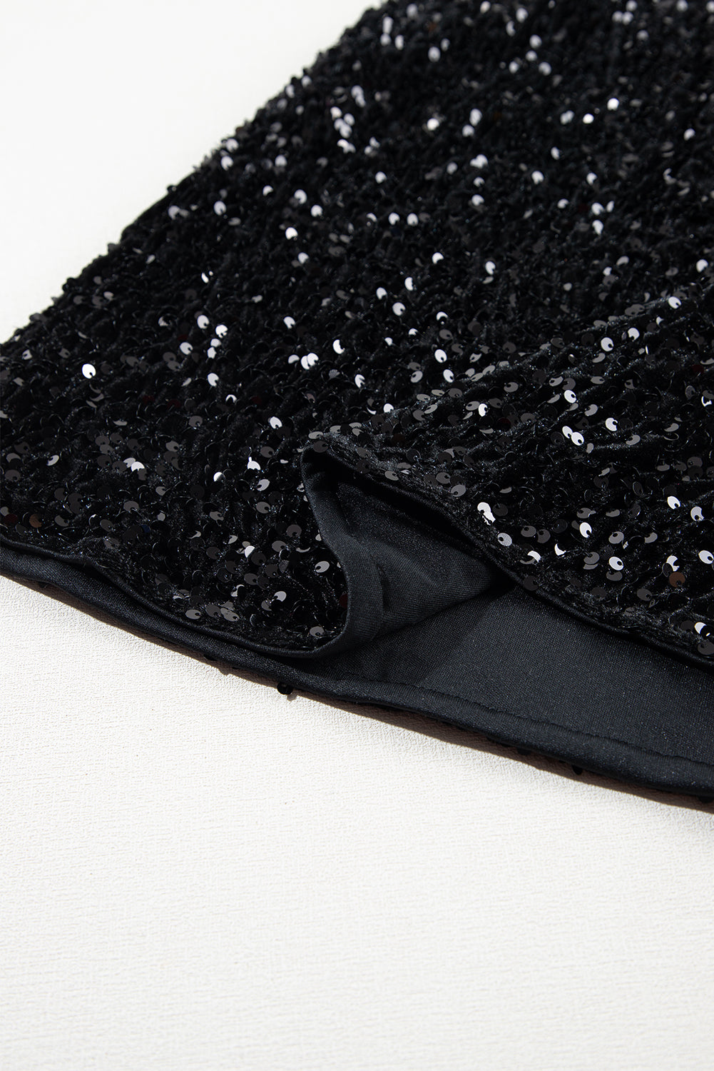 Sequin Mini Skirt-SMALL-XL