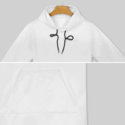230gsm Long Sleeve Hoodie Dress(All-Over Printing）