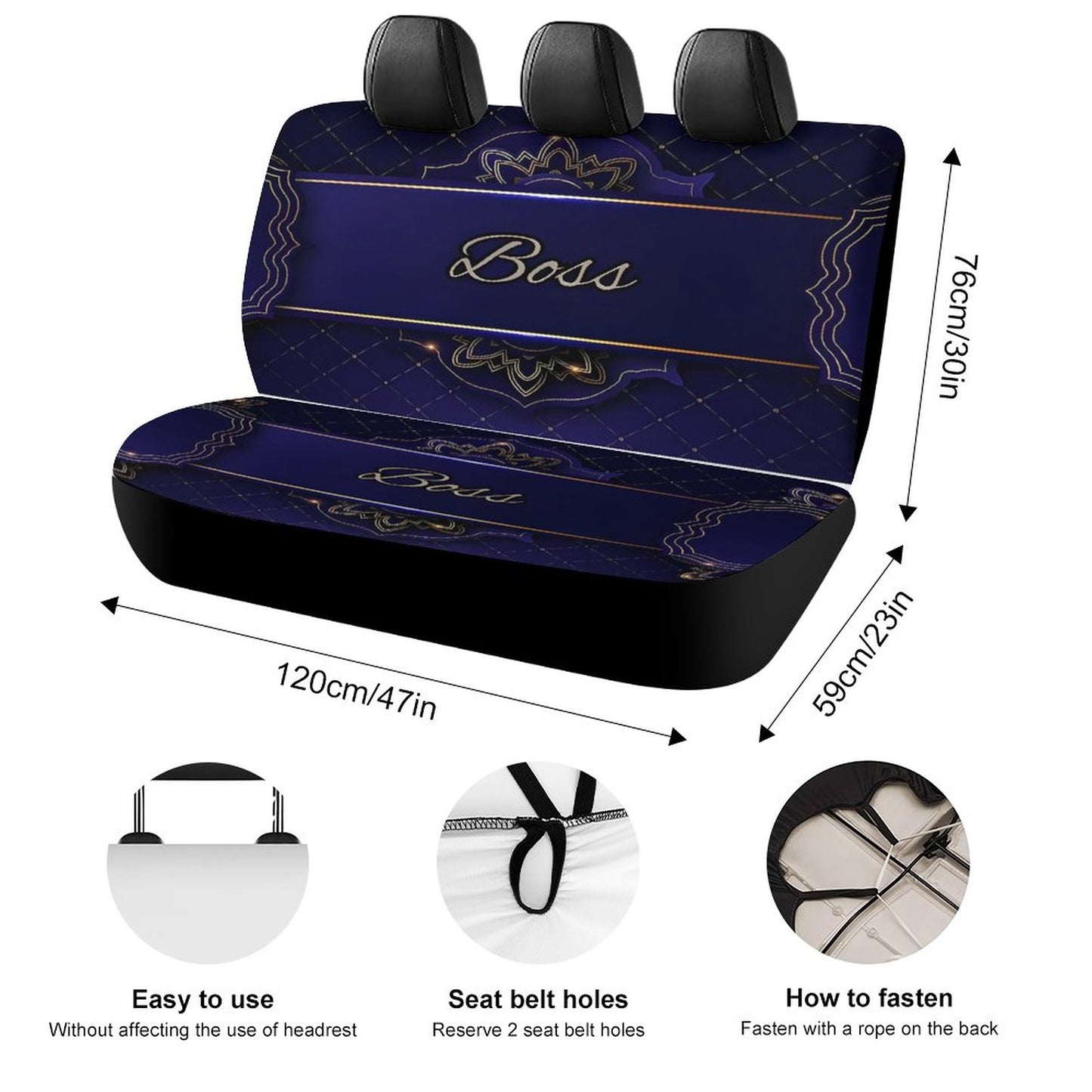 Back Seat Cover for Cars