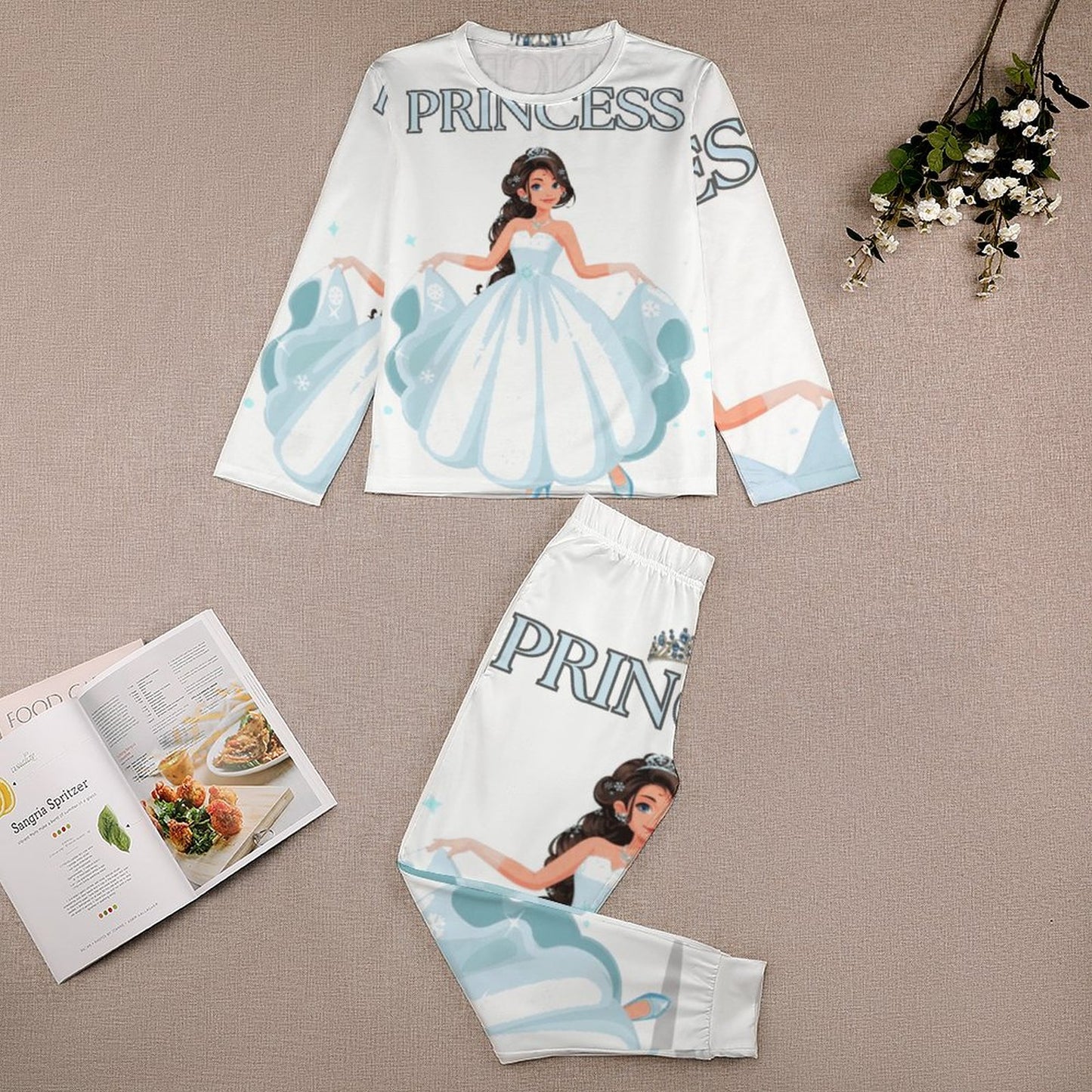 Long Sleeve Girls Nightwear JTZ (All-Over Printing)