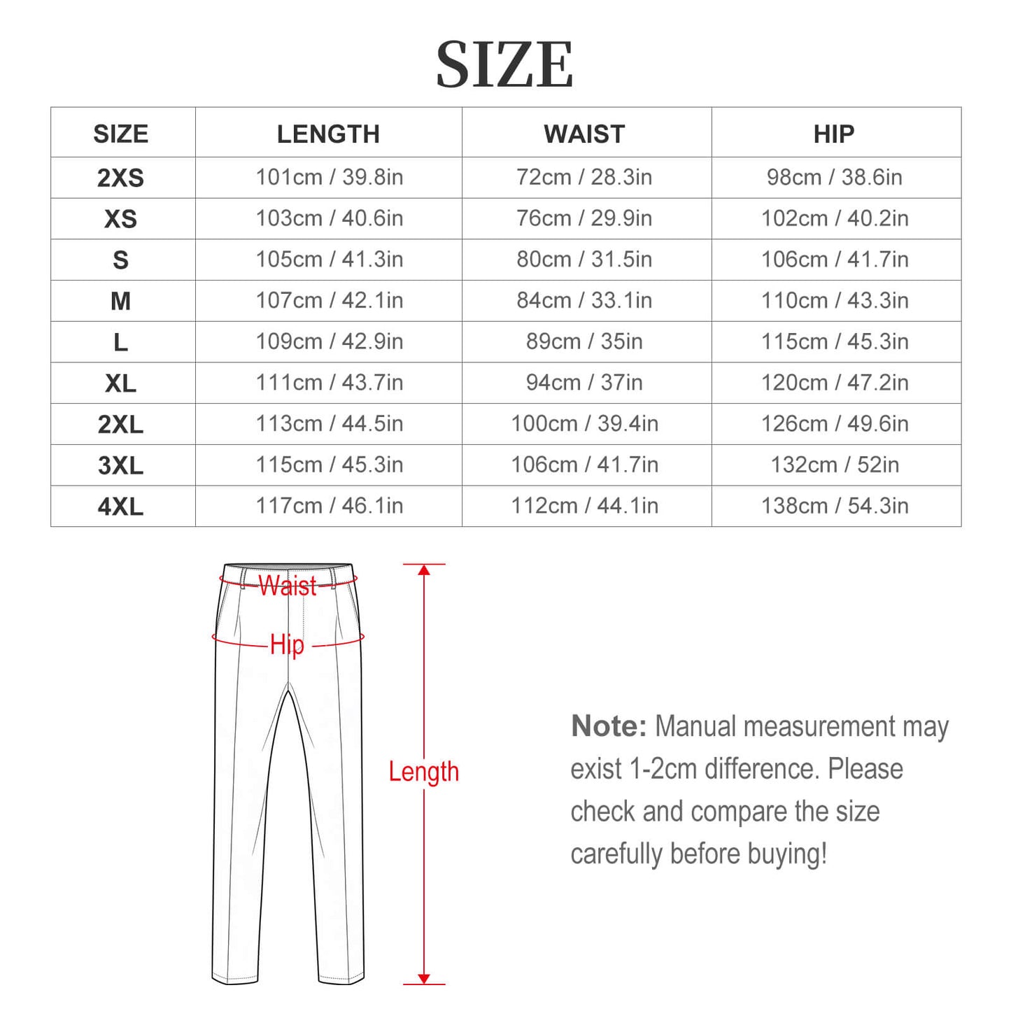 Suit Pants For Men-BIG DADDY*******2 XS-4XL