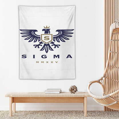 Wall Art with Vertical Tapestry