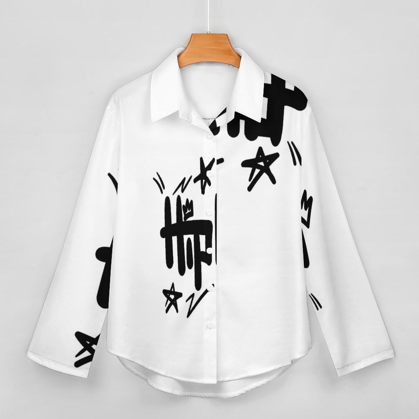 Women's Irregular Shirt B648 (All-Over Printing)