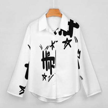 Women's Irregular Shirt B648 (All-Over Printing)