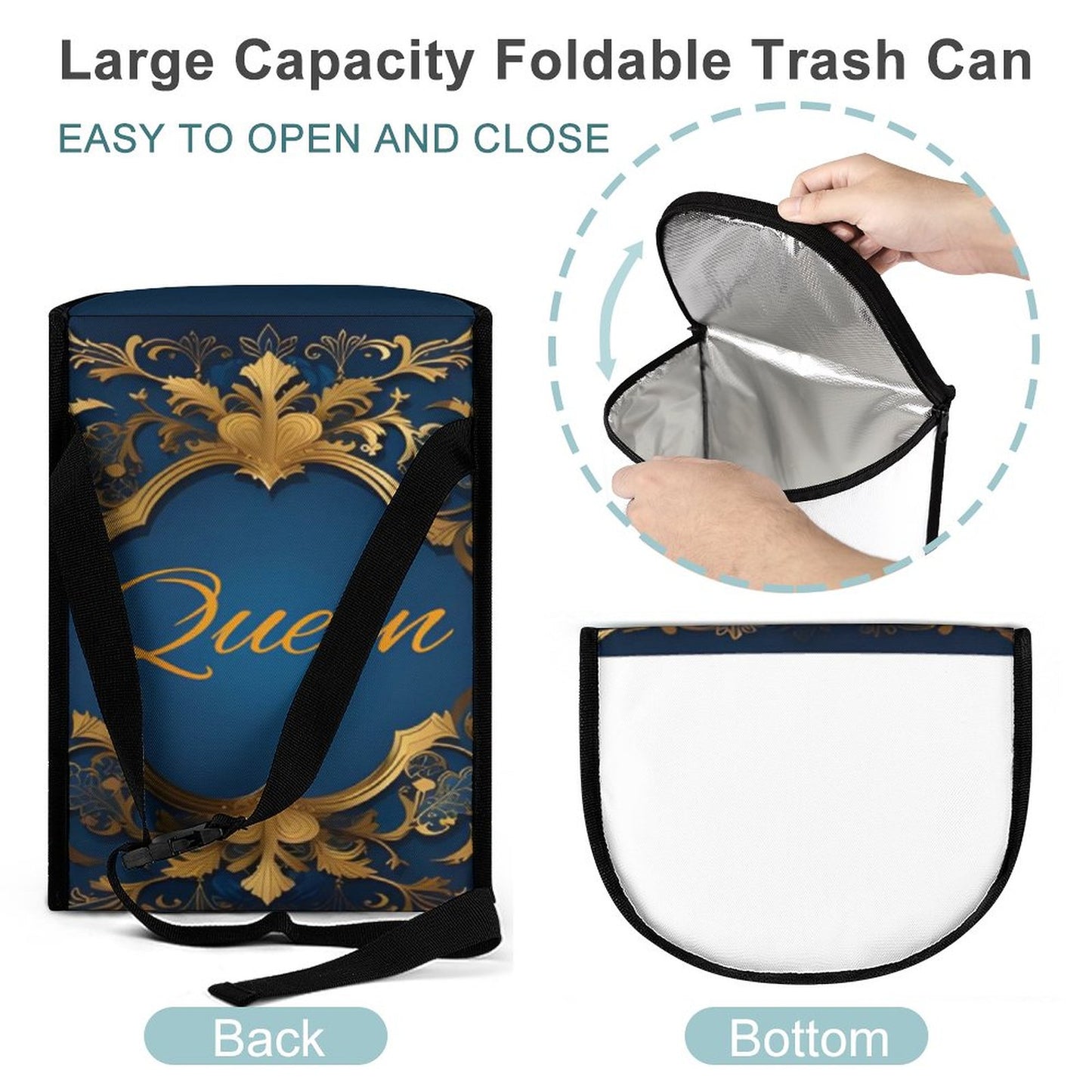 Collapsible Car Trash Bin