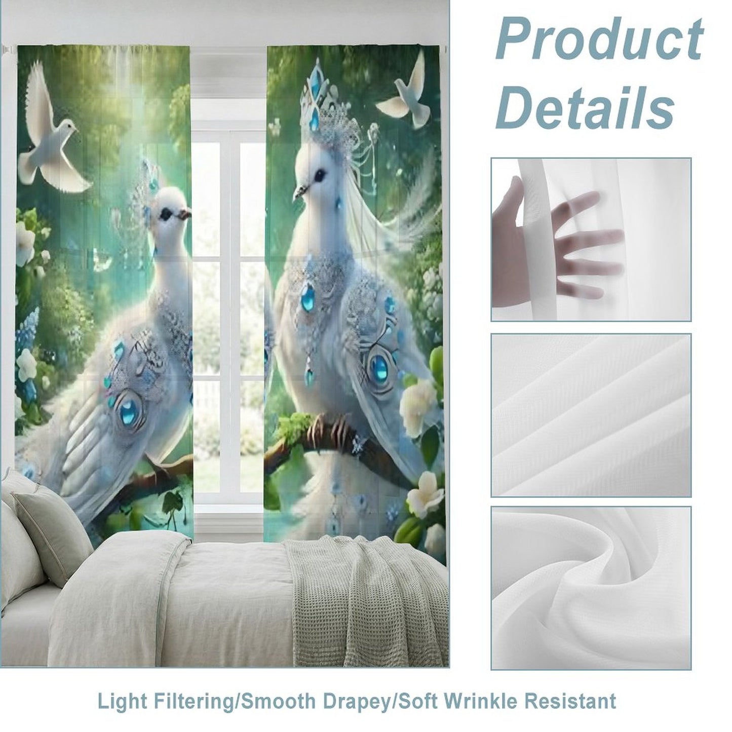 Sheer Curtain(All-Over Printing)