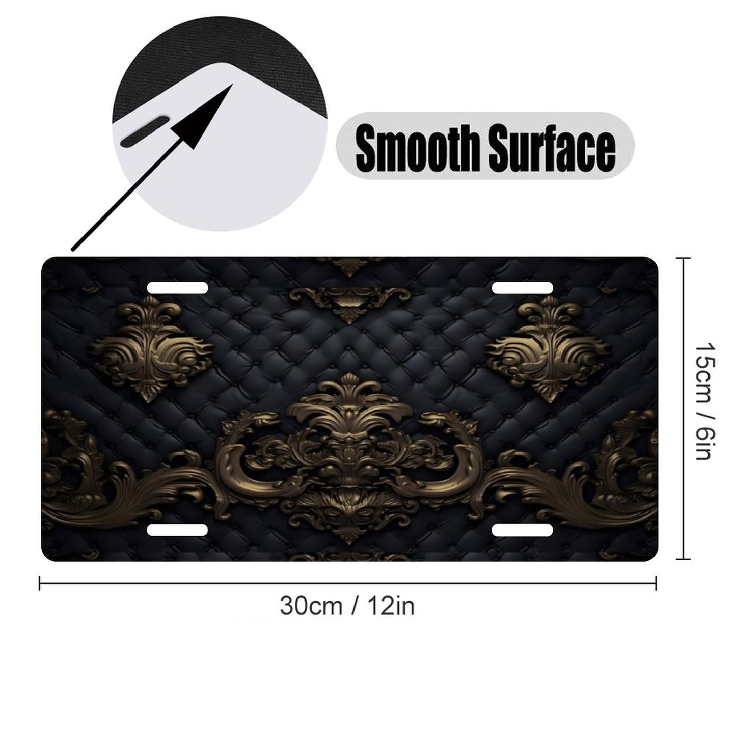 Car License Plate-11.8”x5.9”
