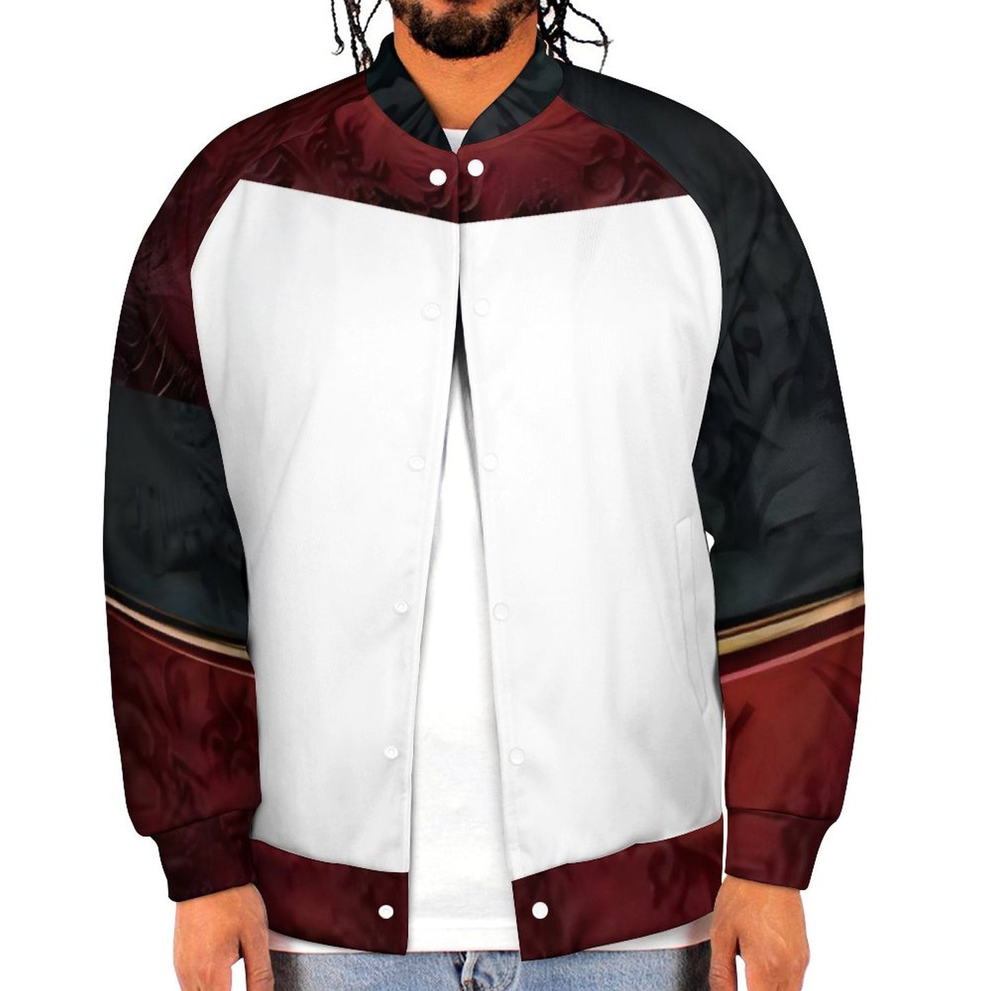 Men's Baseball Jacket (All-Over Printing)