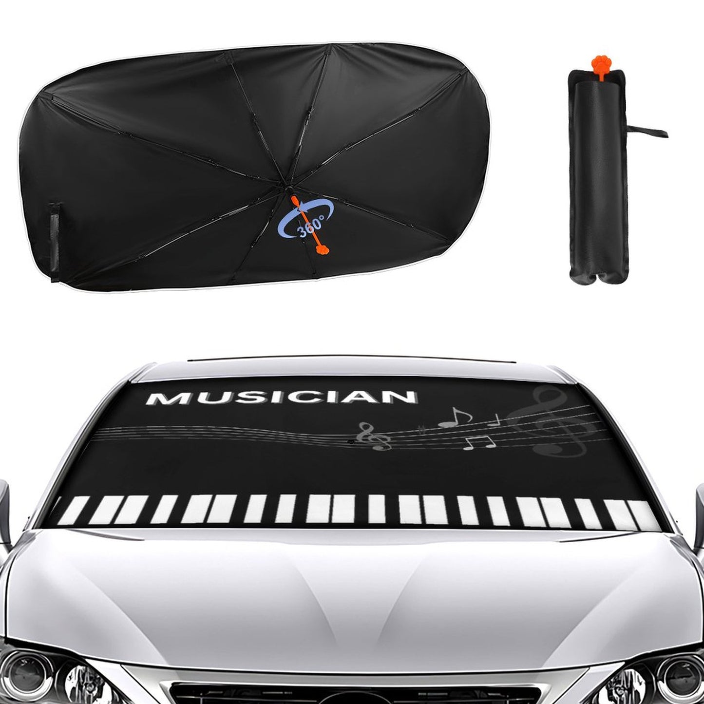 Car Sunshade Umbrella-MUSICIAN