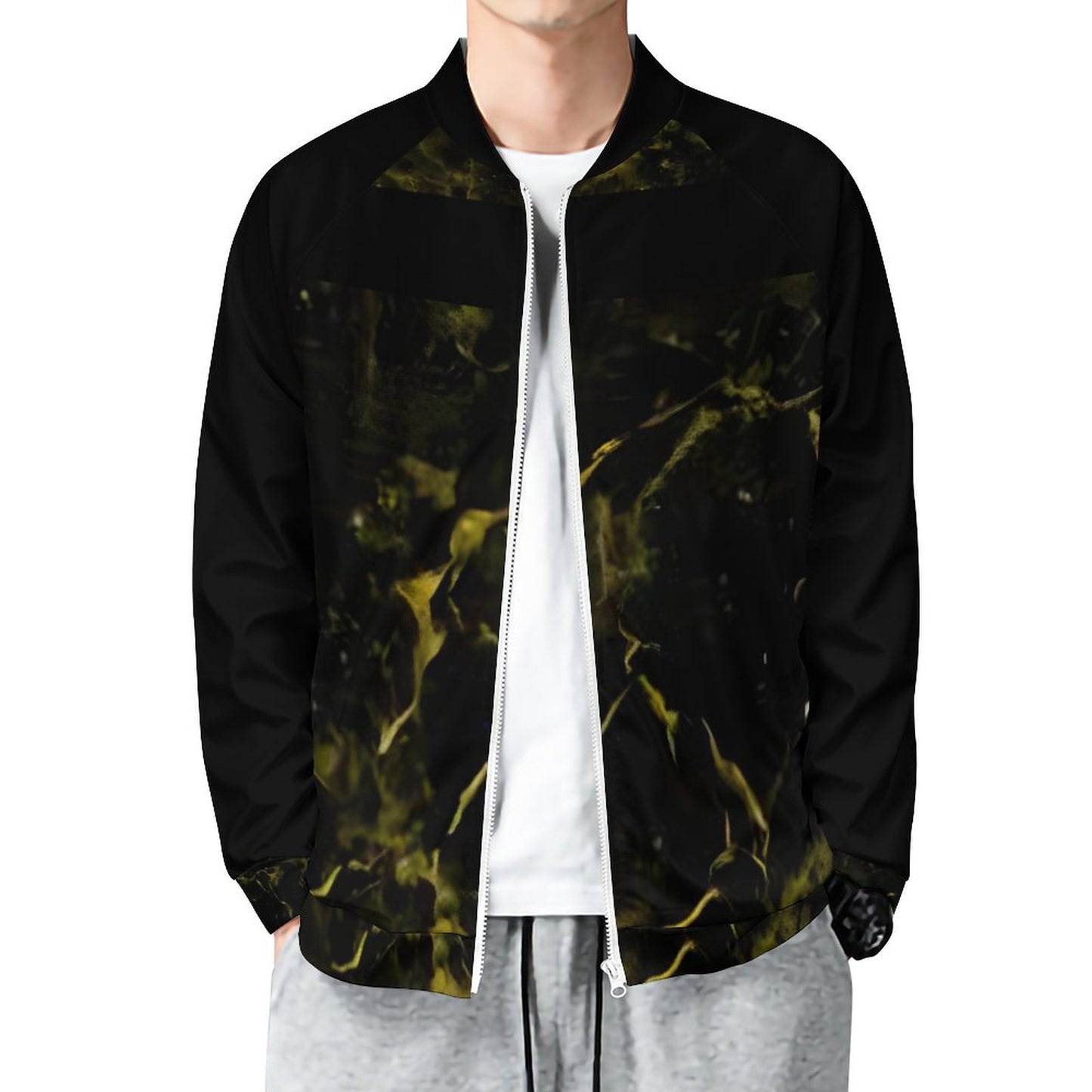 Raglan Zip-up Shirt WY10 (All-Over Printing)